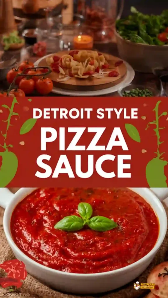 Detroit Style Pizza Sauce Recipe